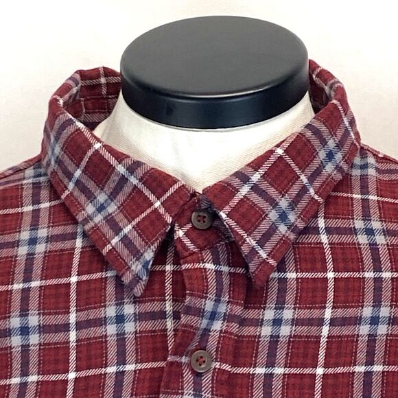 Blue Ridge Men's XLT 18.5-37 Cotton Soft Flannel Shirt Tartan Plaid Grunge Punk - Picture 2 of 11